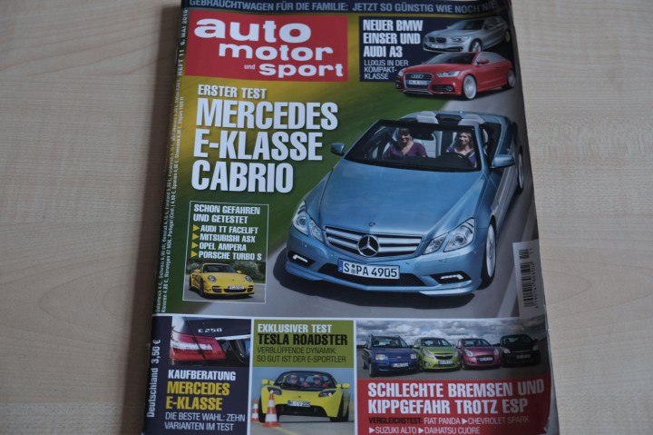 Deckblatt Auto Motor und Sport (11/2010)